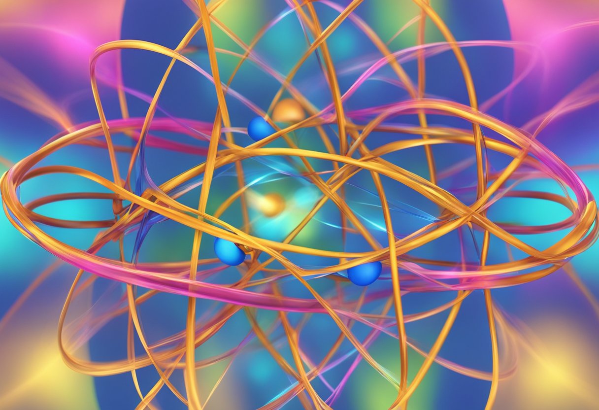 Two particles entangled, defying physics laws