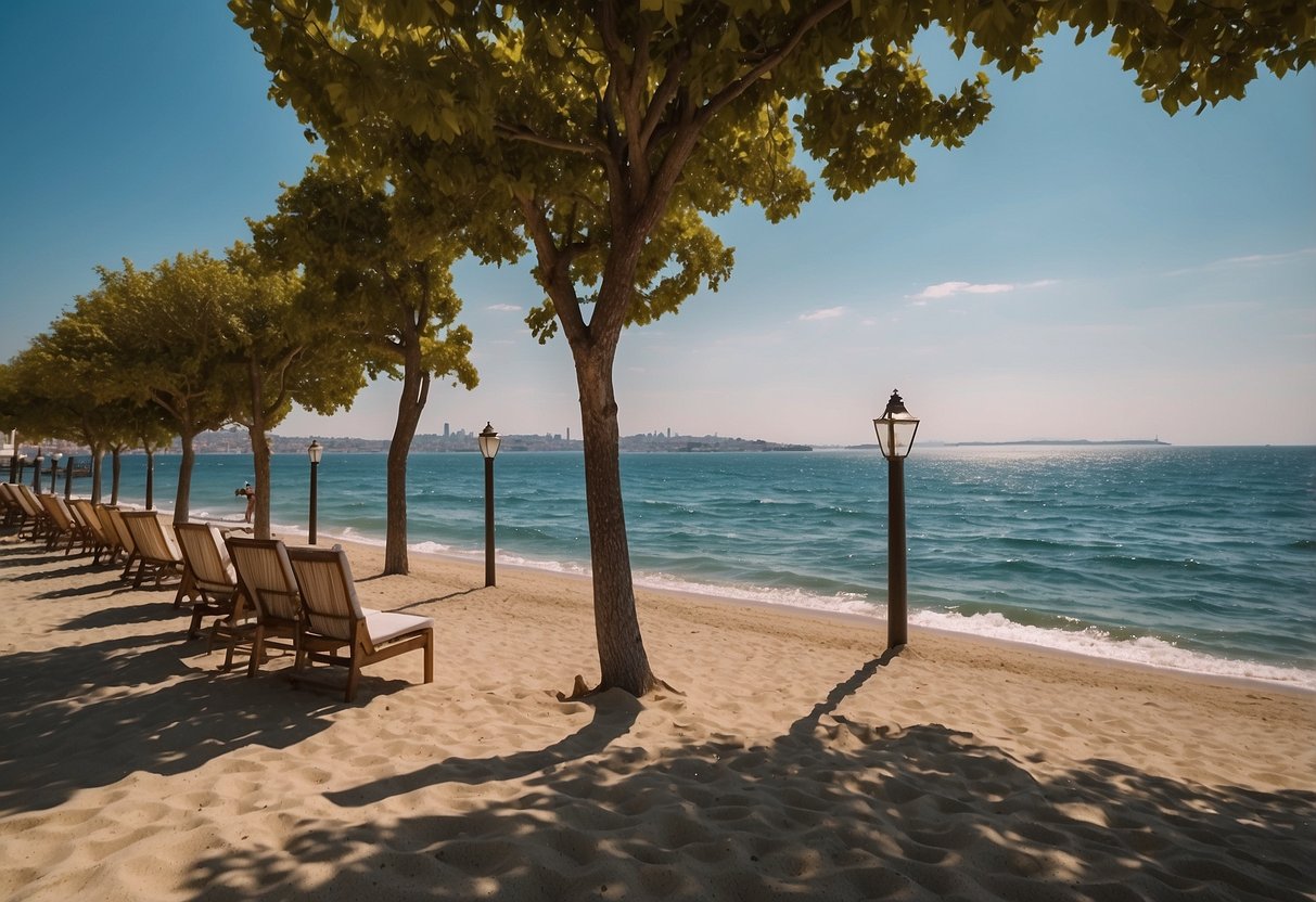 Stambul beaches, the most beautiful in Turkey, with clear blue waters and golden sand