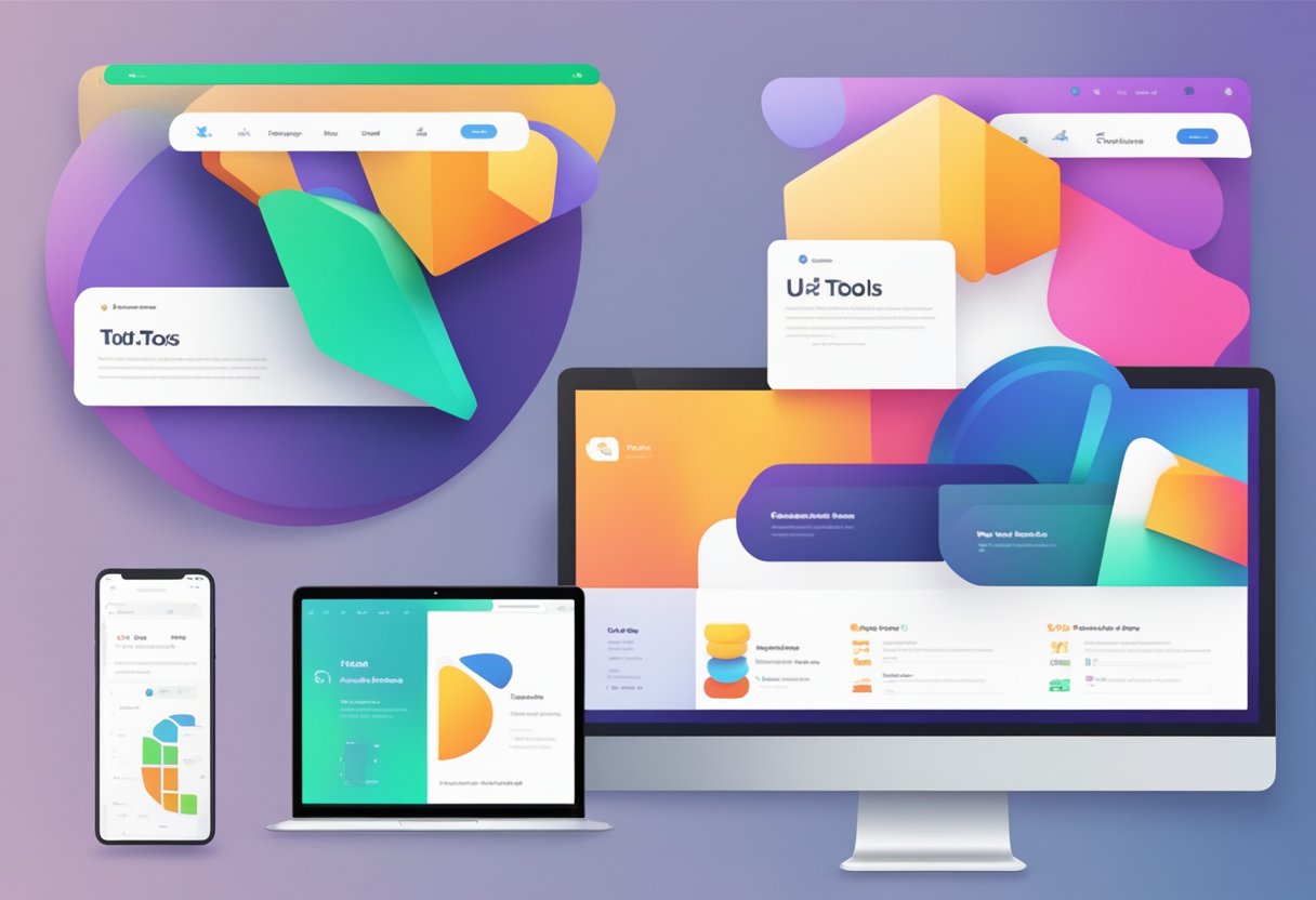 The 3uTools logo stands out against a clean, modern interface with vibrant colors and sleek design elements. The software's main features are prominently displayed, showcasing its functionality and user-friendly layout