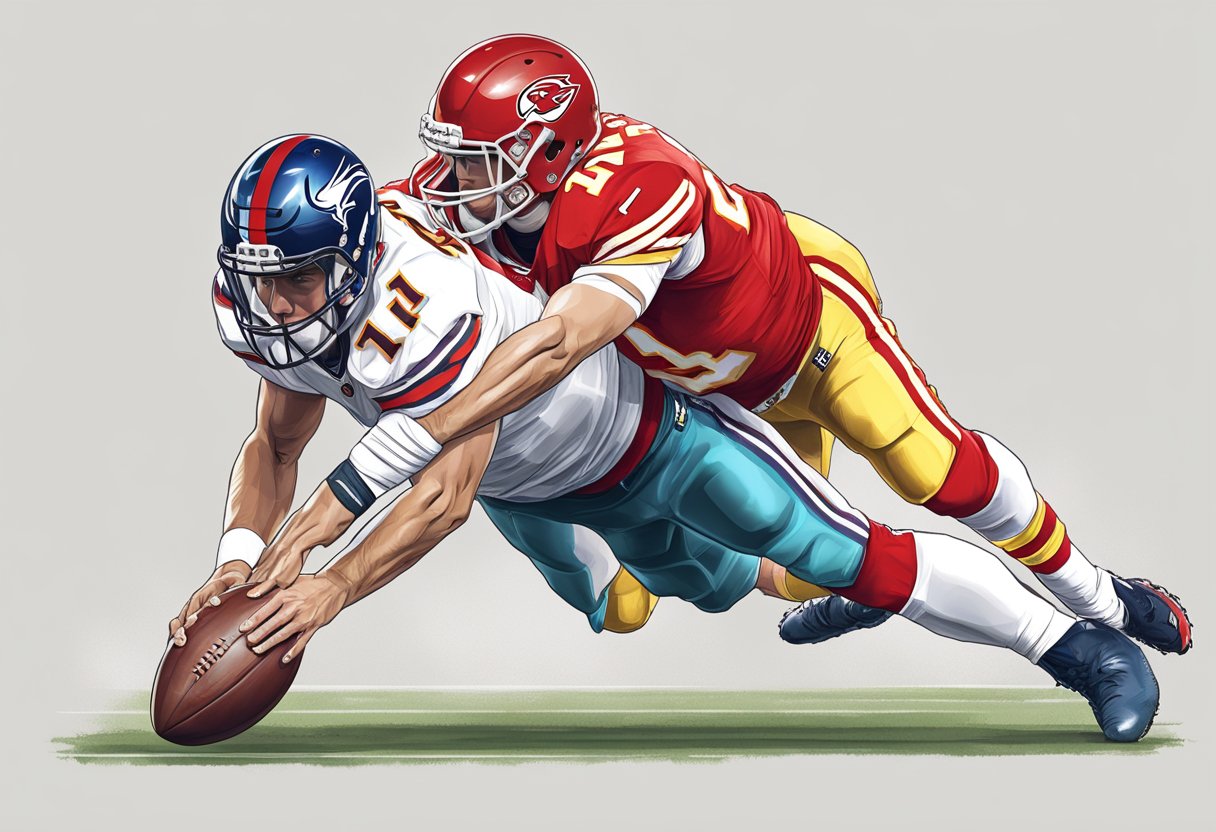 Alex Smith's leg twisted in a football tackle