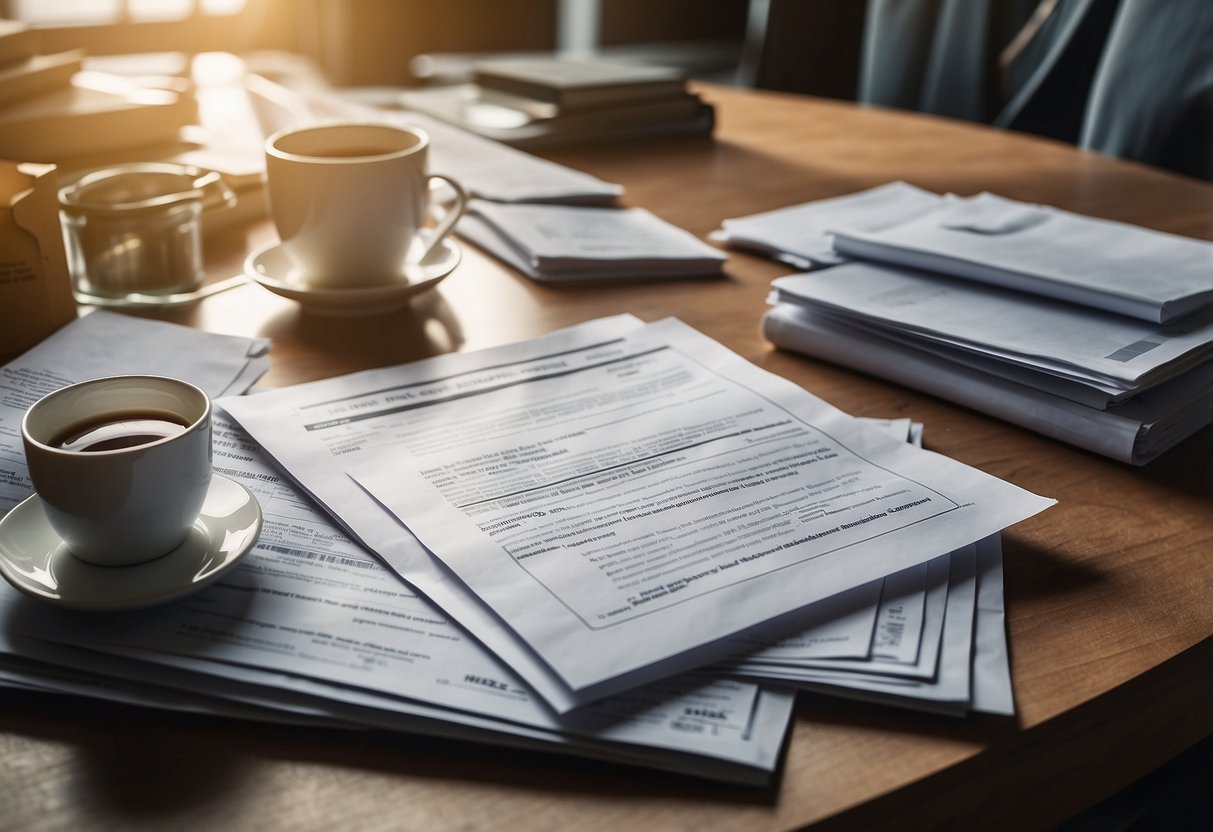 A table with construction contracts, INSEE BT50 index, and public procurement documents spread out, ready for indexing