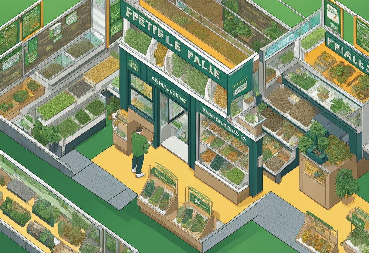 Five reptile shops in the UK are showcased, with legal considerations emphasized. Display various reptile species and related products