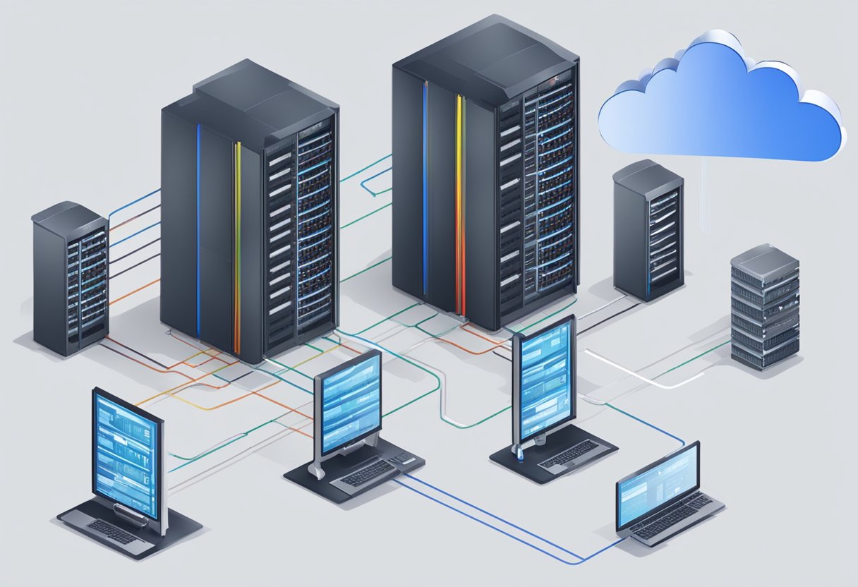 A cloud server with multiple redundant systems and seamless failover, ensuring high availability and uptime