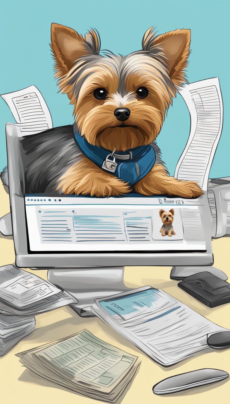 Yorkie At Computer 11 Things to Do If Your Yorkie Is Lost: A Quick Guide to Finding Your ...
