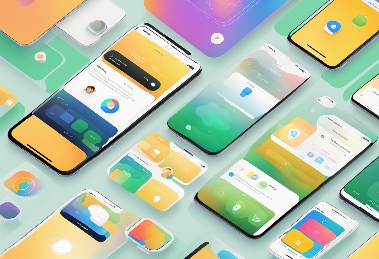 Several apple devices connected through Family Sharing and Find My iPhone app