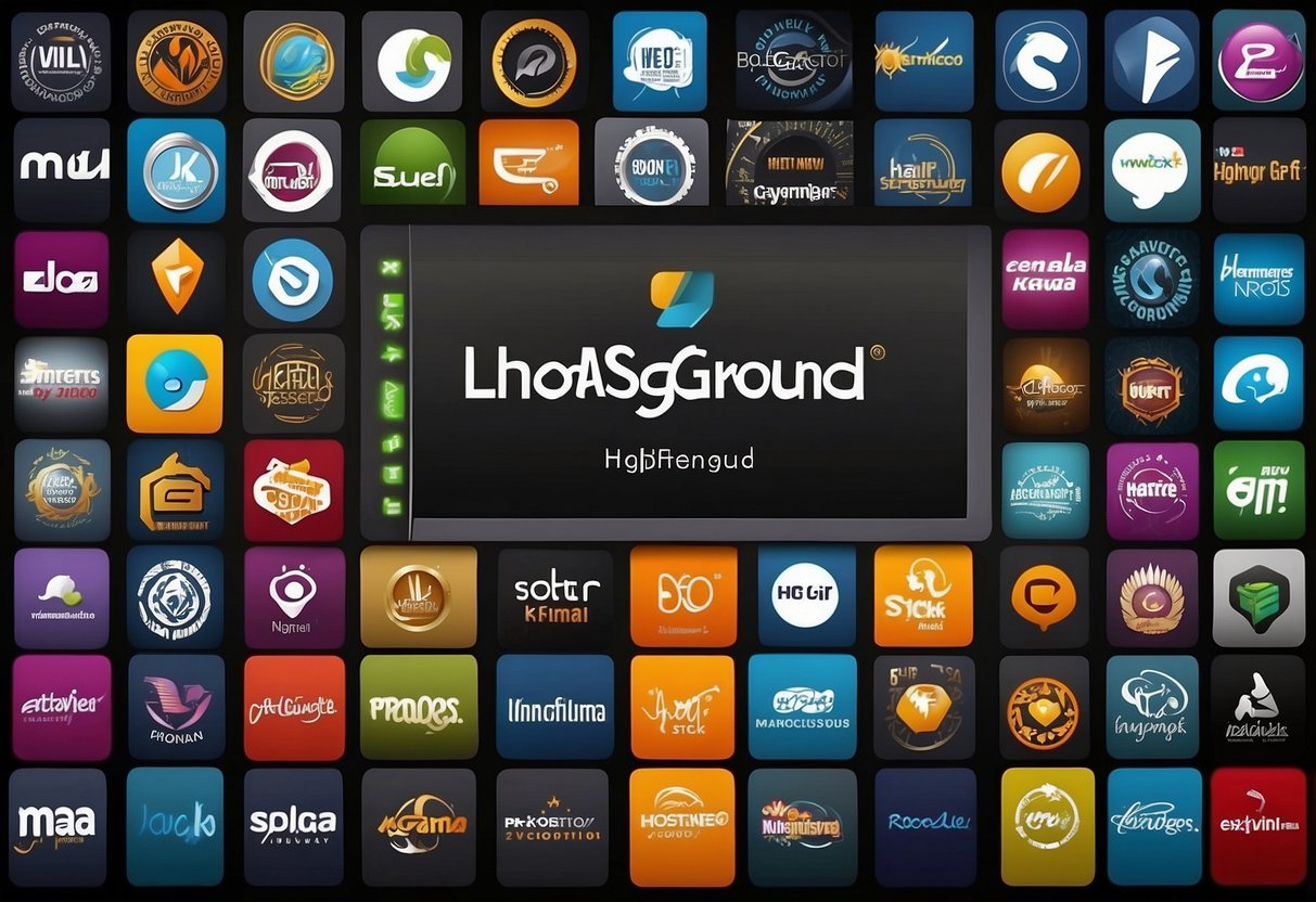 A lineup of website hosting logos: Hostinger, SiteGround, HostGator, Locaweb, KingHost