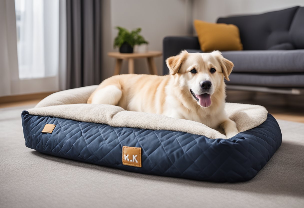 A variety of washable dog beds in different shapes and sizes, with removable covers and soft, comfortable padding