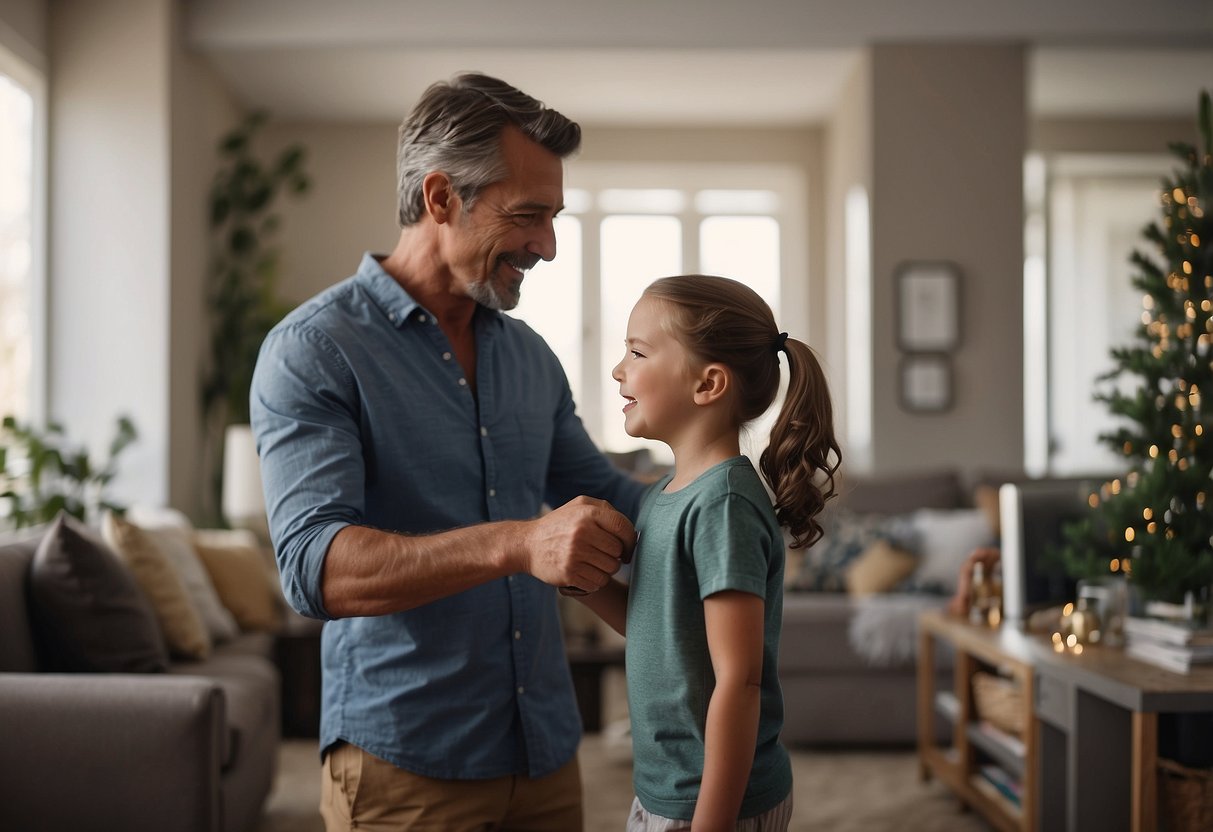 A parent calmly redirects a child's behavior, while another uses positive reinforcement. Both employ discipline techniques that match their parenting style