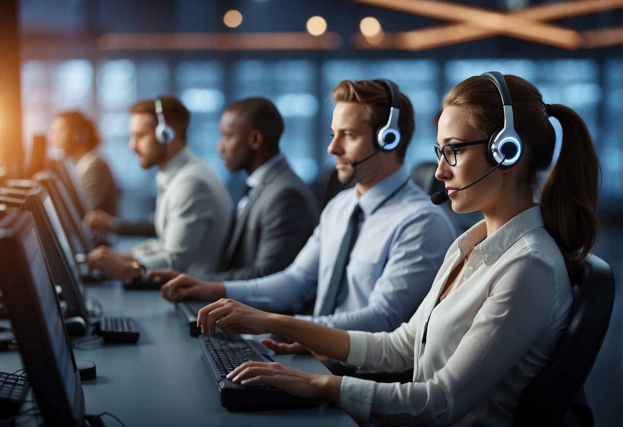 AI-driven call center software analyzes customer data, predicts needs, and personalizes interactions. Agents use real-time insights to resolve issues efficiently