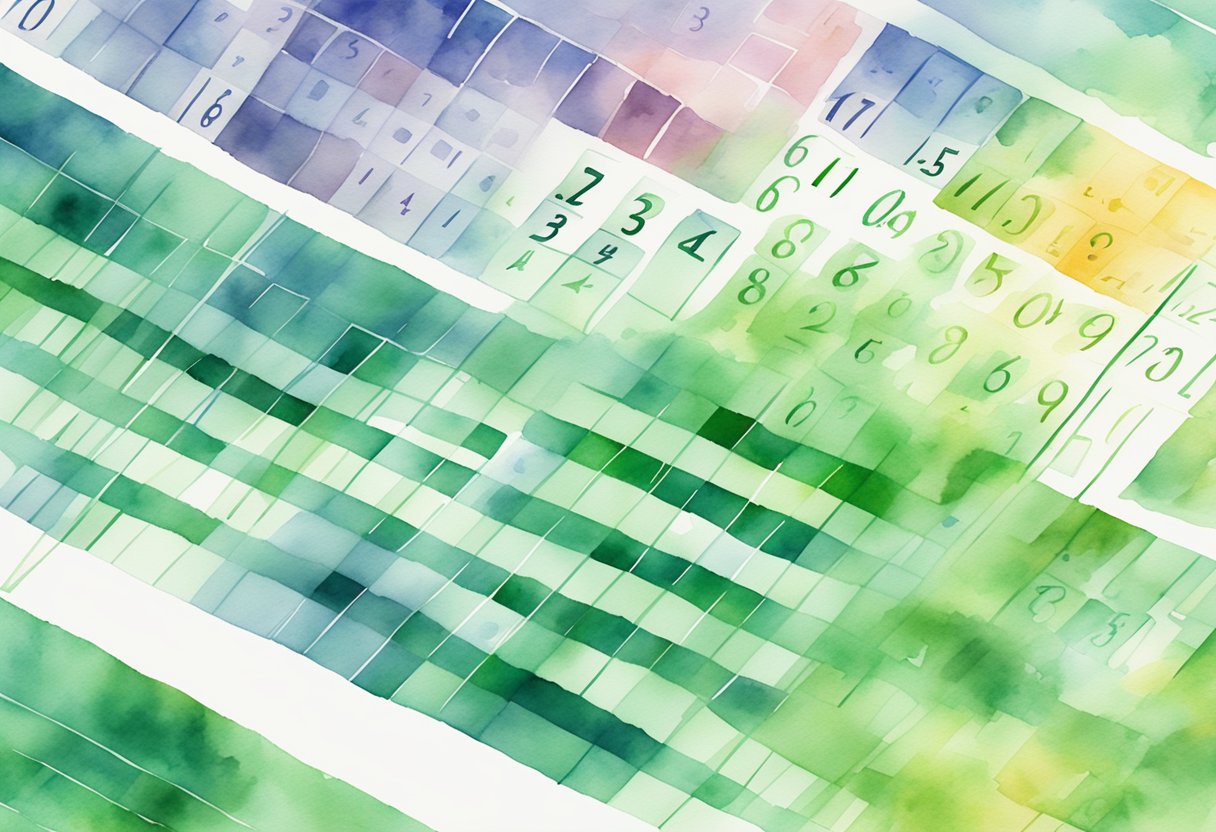 A computer screen displaying Excel VBA code with a rounded function applied to a set of numbers