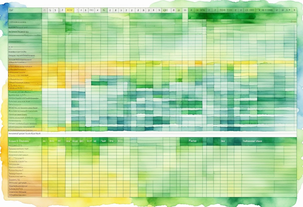 An Excel spreadsheet with VBA code for manipulating strings. Cells contain text and formulae. Excel interface visible