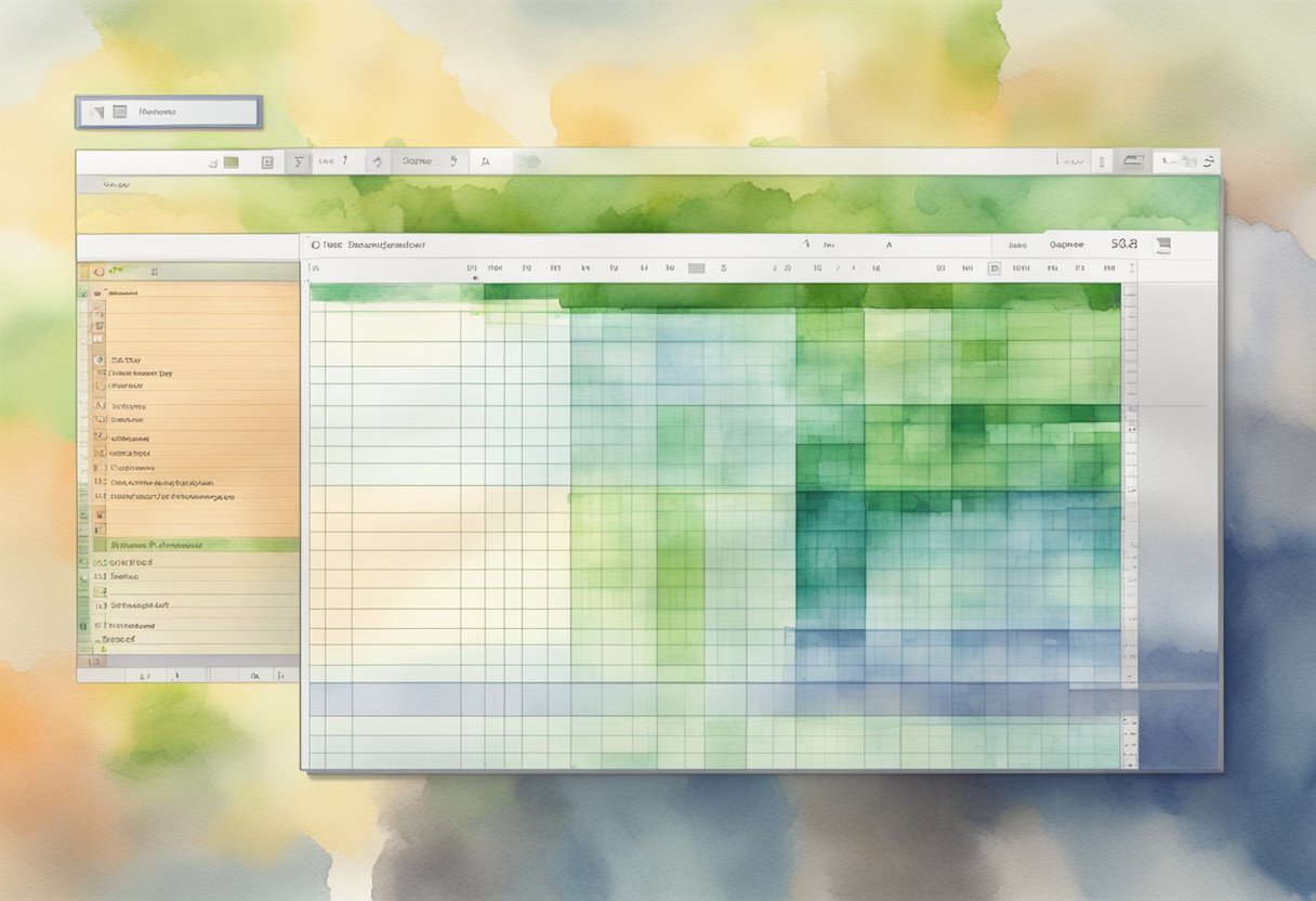 An Excel spreadsheet with VBA code, a locked sheet, and an unprotect button highlighted