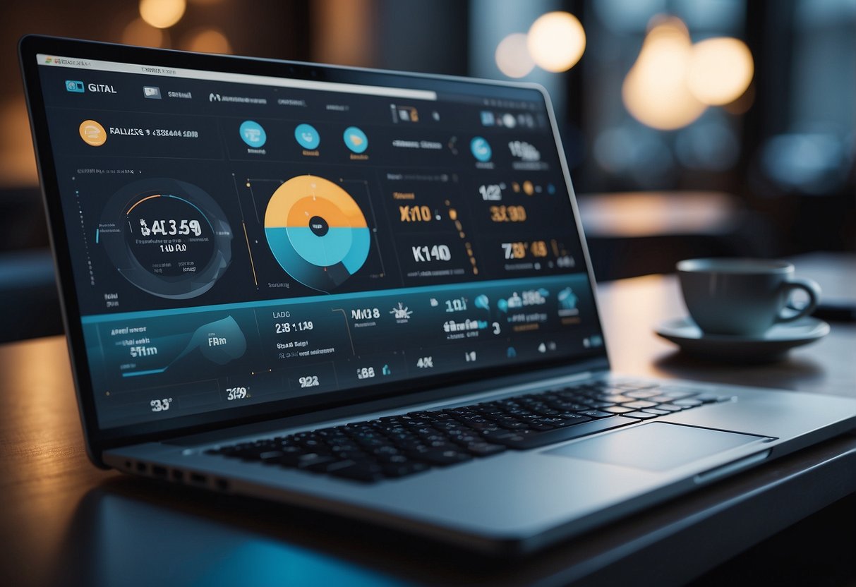 AI tools in action: lead scoring and prioritization, email and call automation, and cold calling software. Each stage depicted with clear visual cues for an illustrator to recreate