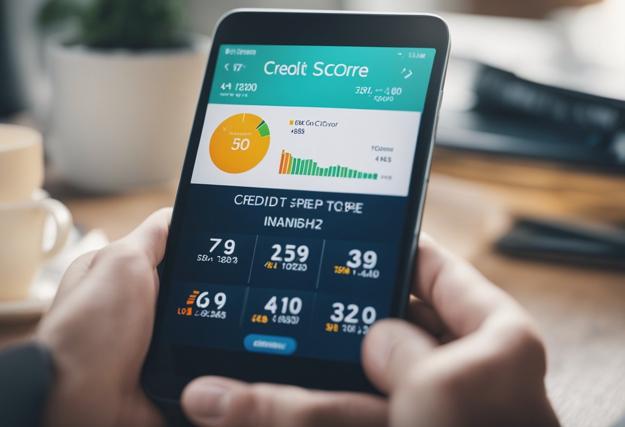 A person's credit score rising rapidly as they receive credit repair services