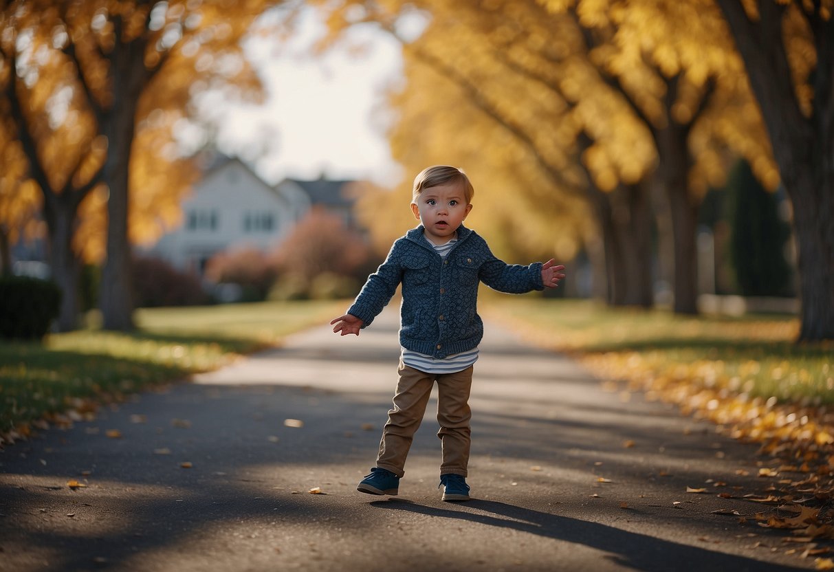 A child caught in the middle of two opposing forces, surrounded by misconceptions and misunderstandings about co-parenting