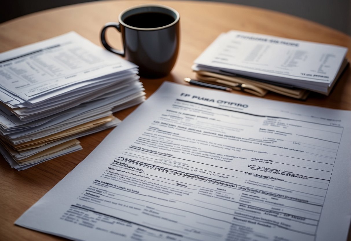 A stack of unopened IEP documents sits on a desk, surrounded by crossed-out goals and outdated objectives