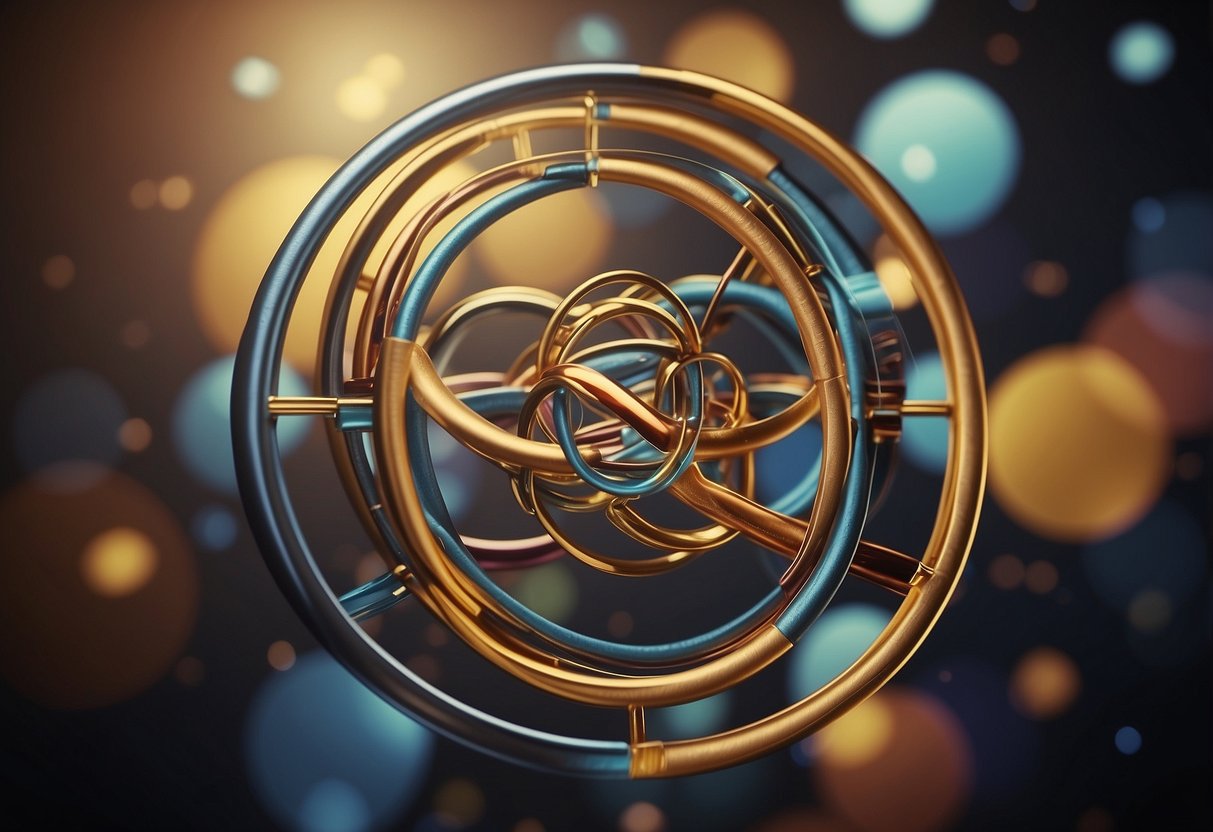 A diverse group of interconnected circles, each representing a different support system, linked together to form a strong and resilient network