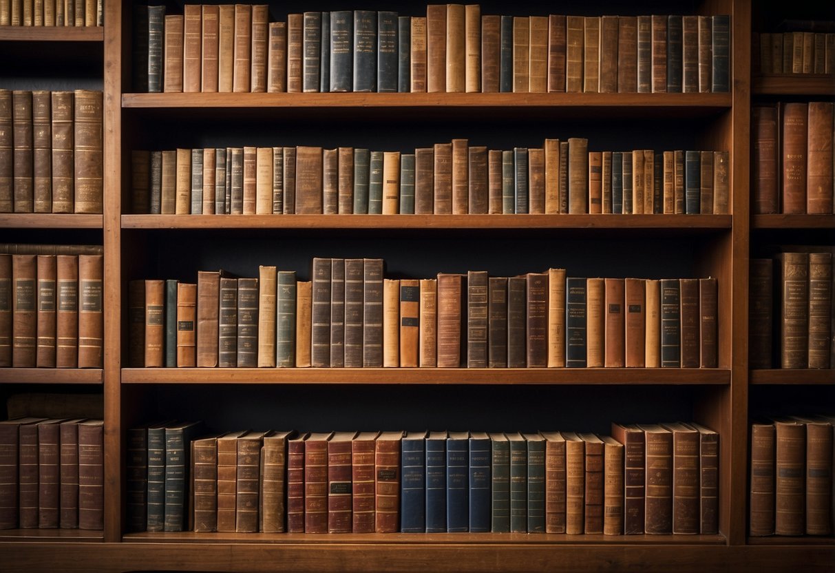 A diverse bookshelf with 10 signs of appreciation for diversity: different cultures, languages, traditions, and characters