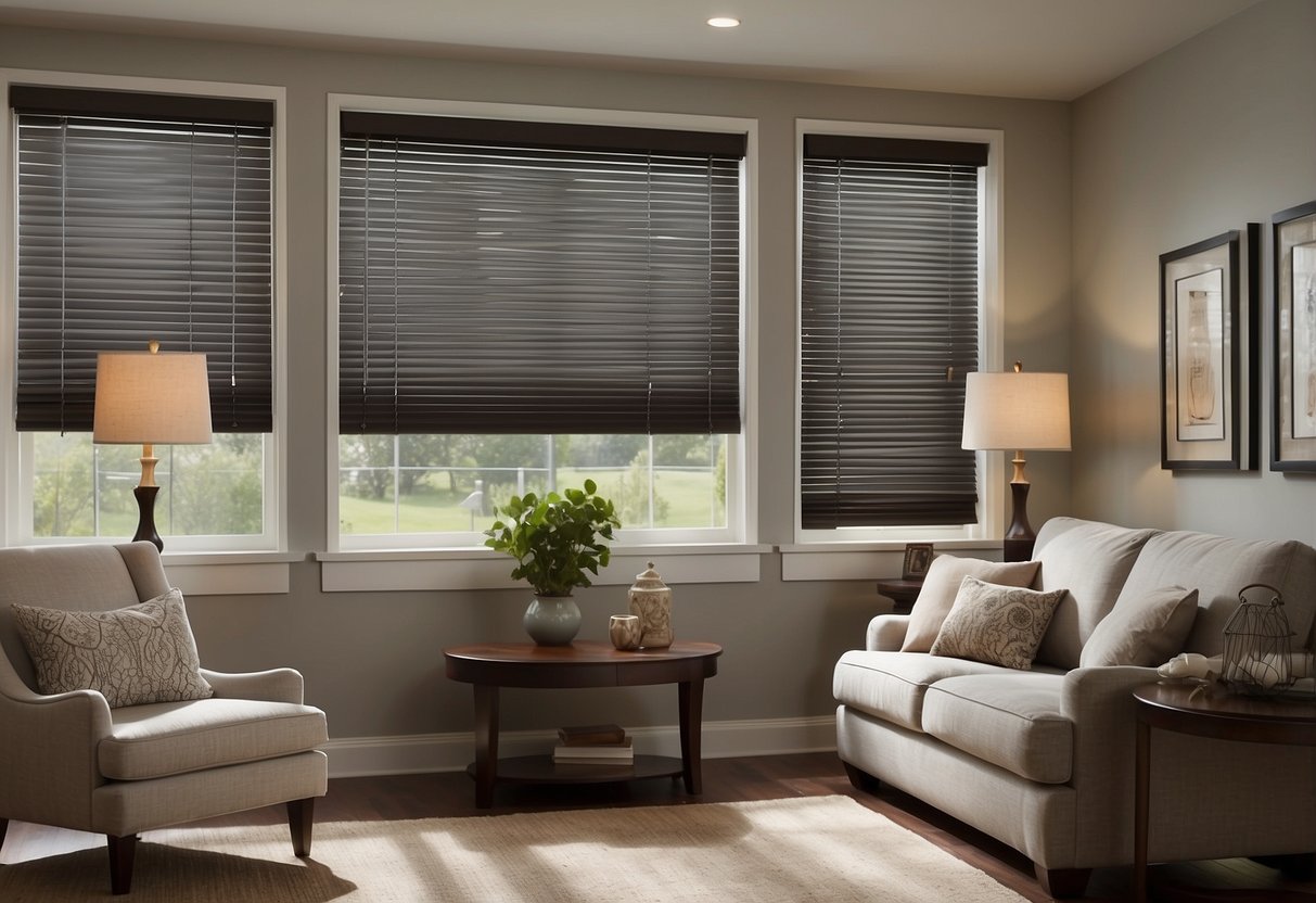 Cordless window blinds installed securely. Furniture placed away from windows. Safety locks on cabinets and drawers. Outlet covers in place. No small objects left within reach. Safety gates at stairs. Non-toxic cleaning products stored safely