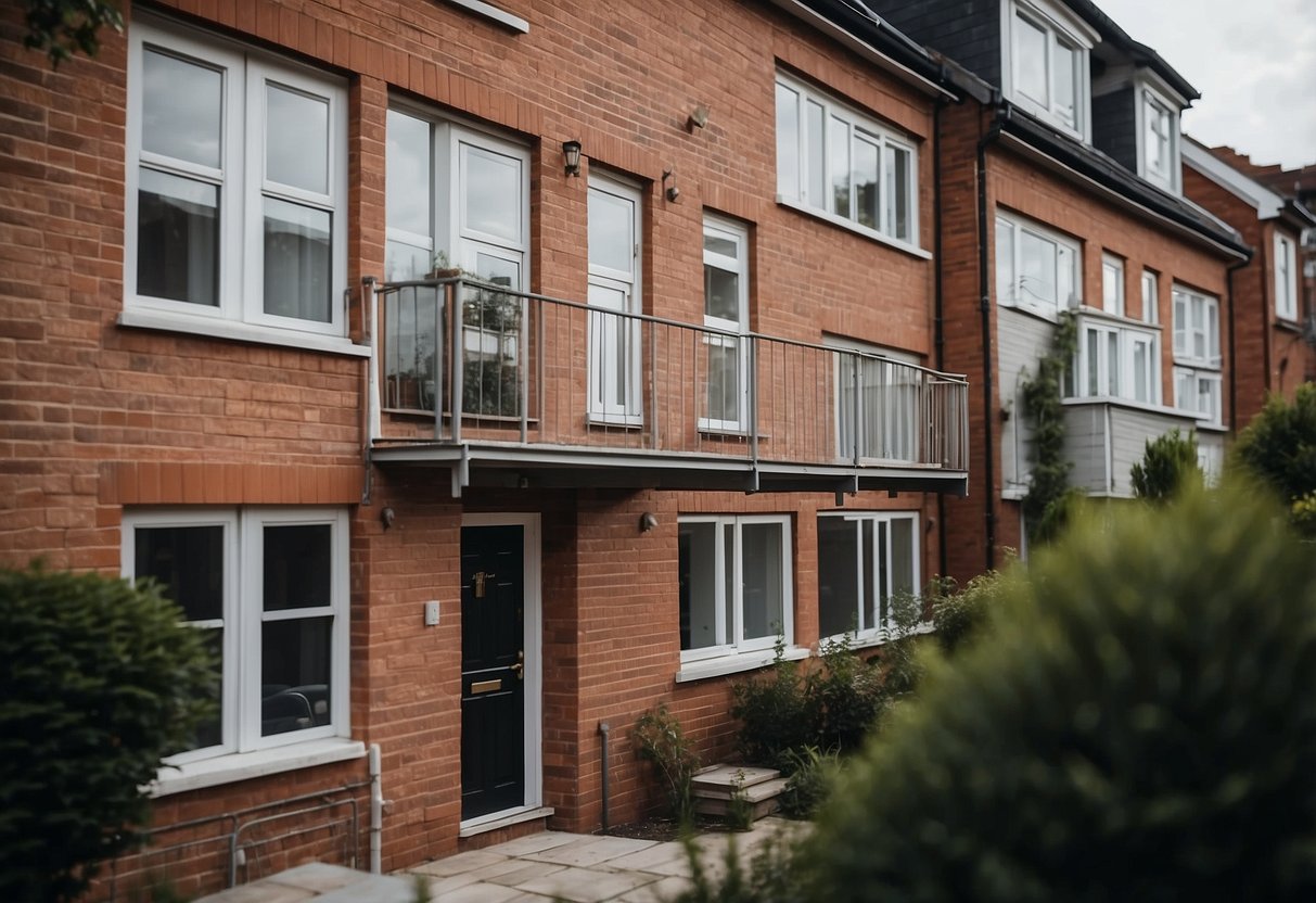 A family home with clear, accessible windows. A fire escape plan displayed prominently