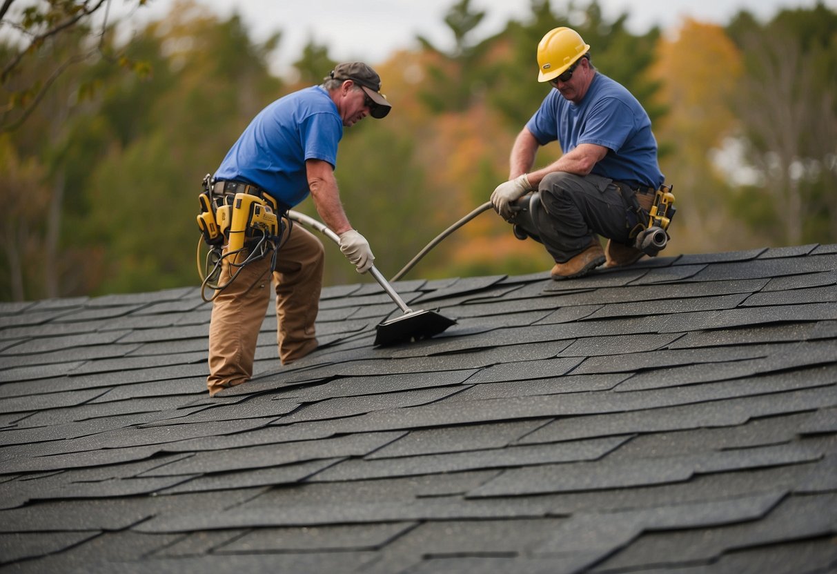 A residential roofing crew in Windham, ME enhances and provides additional exterior services to a home, including repairs, installations, and maintenance