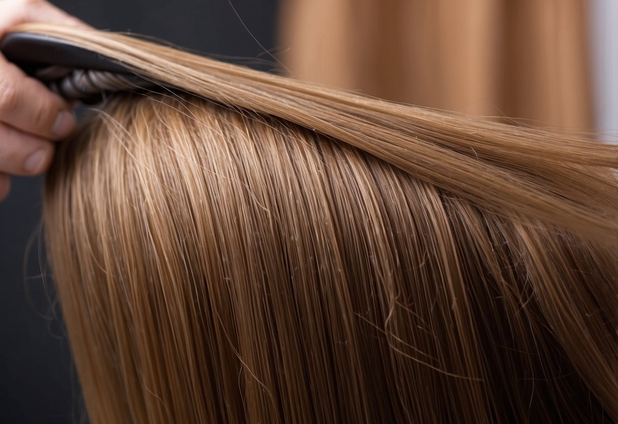 Keratin hair extensions causing damage to natural hair