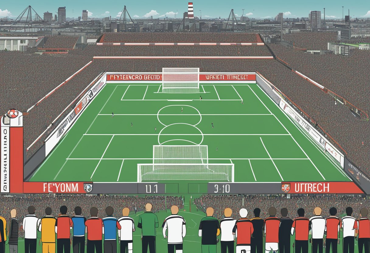 Feyenoord and FC Utrecht match timeline