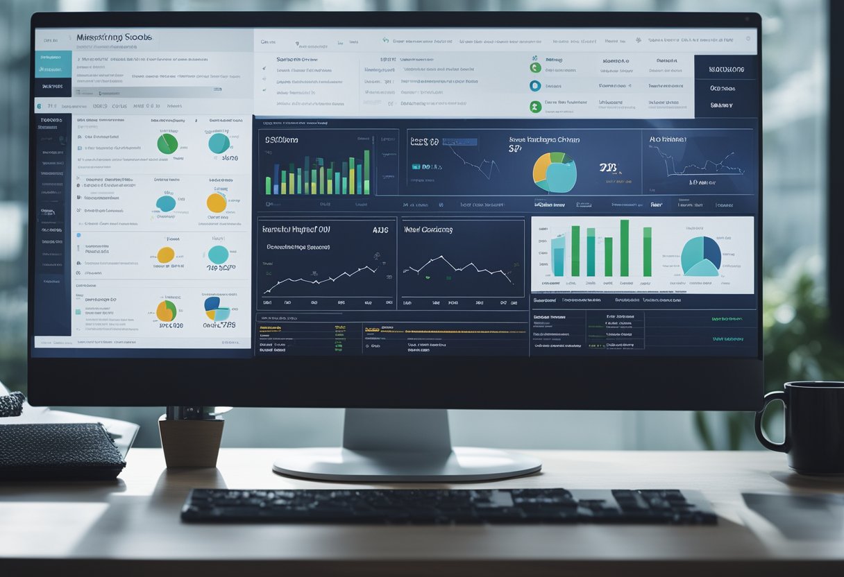 A computer screen displaying various AI marketing tools used by online business experts to maximize high-income potential