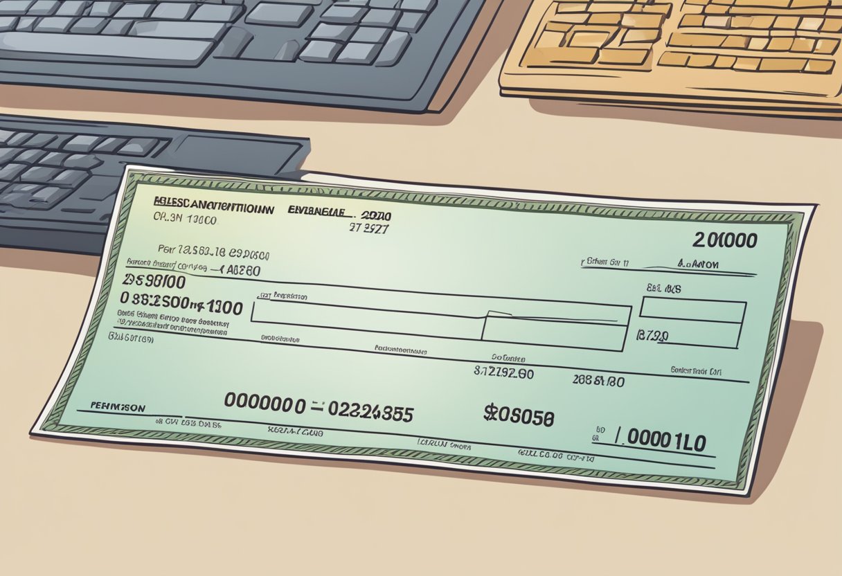 A paycheck with the gross amount of 2700 being processed to show the net amount after deductions