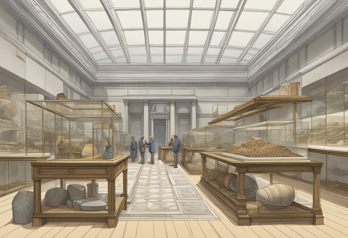 The British Museum's famous artifacts are acquired through various methods, including excavation, donation, and acquisition from other collections