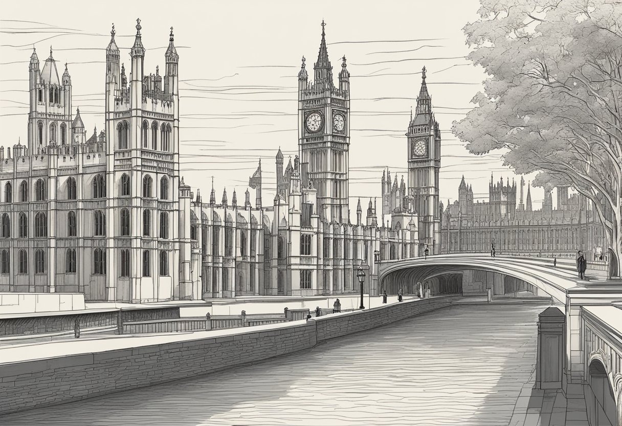 The monuments of London, such as the Tower of London, Westminster Abbey, and the Houses of Parliament, reflect the city's rich history through their architectural styles and historical significance