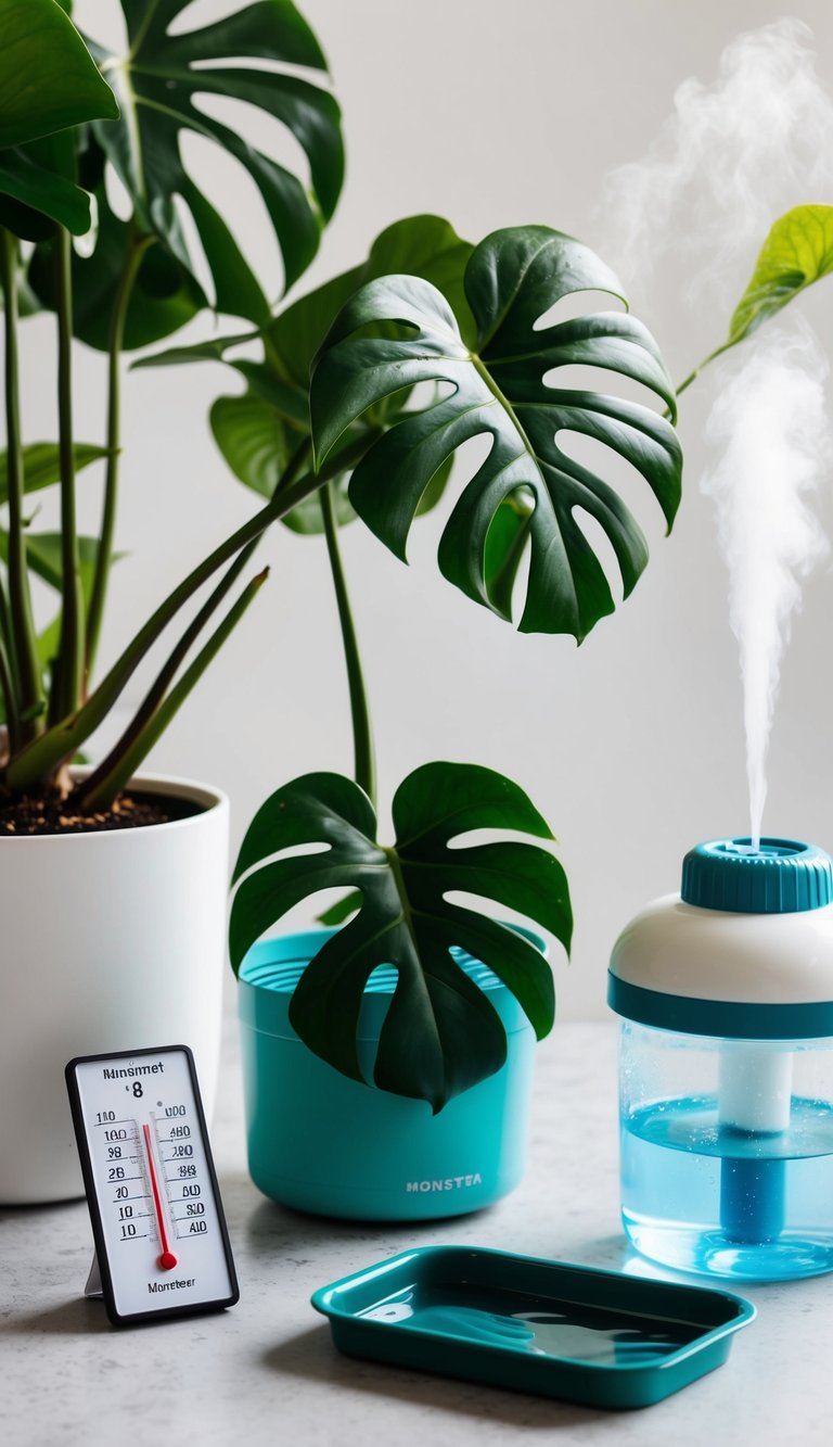 Monstera Low Humidity 11 Tips to Fix Leggy Growth in Your Monstera for a Lush, Vibrant Plant ...
