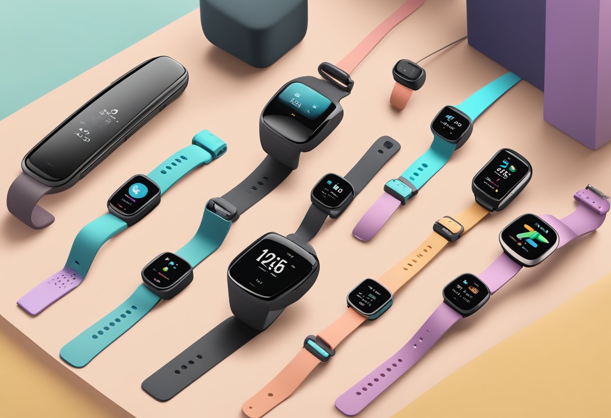 A Fitbit Inspire 3 seamlessly syncs with various devices, such as smartphones and laptops, displaying the compatibility and integration features