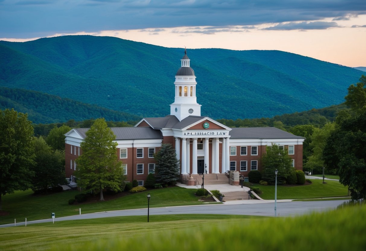 The Appalachian School of Law, ranked among the 20 worst in the U.S., sits nestled in the picturesque Appalachian Mountains, surrounded by lush greenery and rolling hills