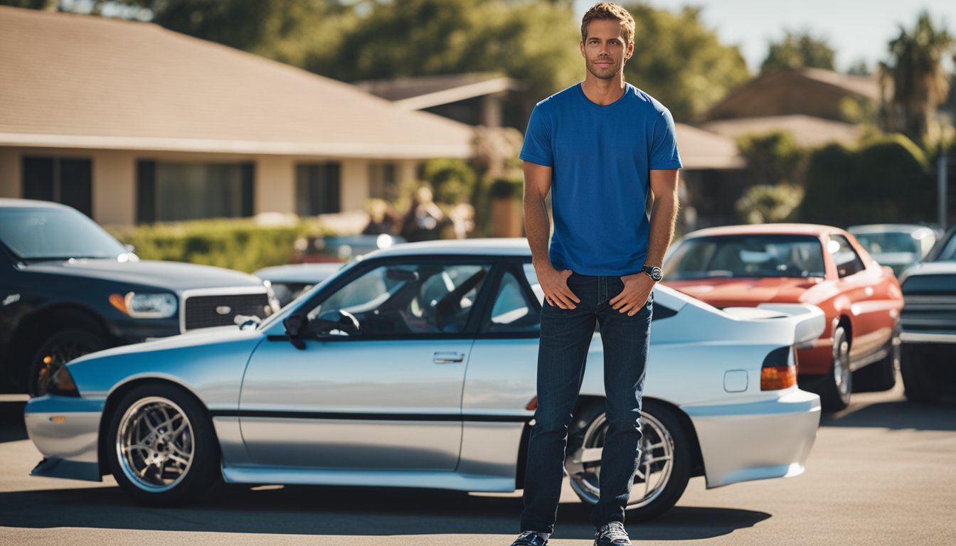 A young Paul Walker grows up in a suburban neighborhood, surrounded by cars and motorcycles. He spends his free time at local race tracks, developing a passion for speed and adrenaline