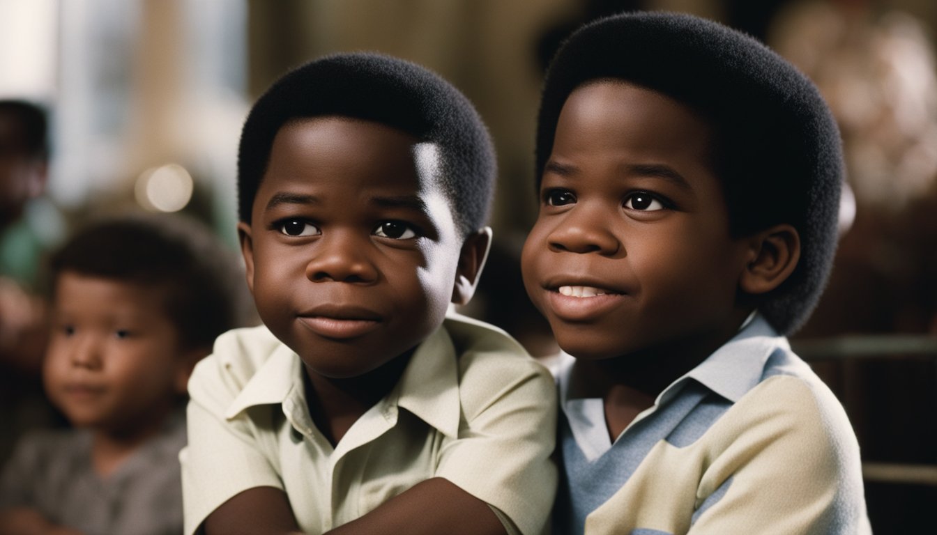 Gary Coleman's early life and rise to fame could be depicted through a series of images showing his childhood struggles and eventual success in the entertainment industry. His untimely death could be symbolized by a dark and somber scene