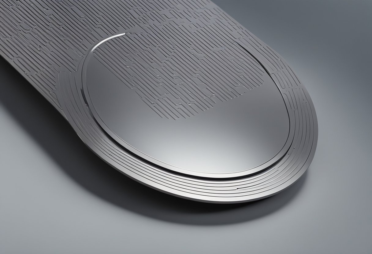 A smooth, flat surface plate with precision markings and a reflective finish