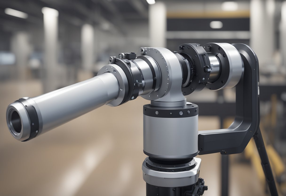 A coordinate measuring arm connects with software for integration