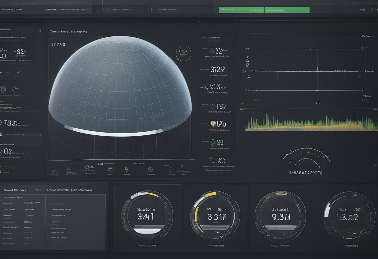 A computer screen displaying the SpatialAnalyzer metrology software with a clean and intuitive user interface. Multiple tools and data visualizations are visible on the screen