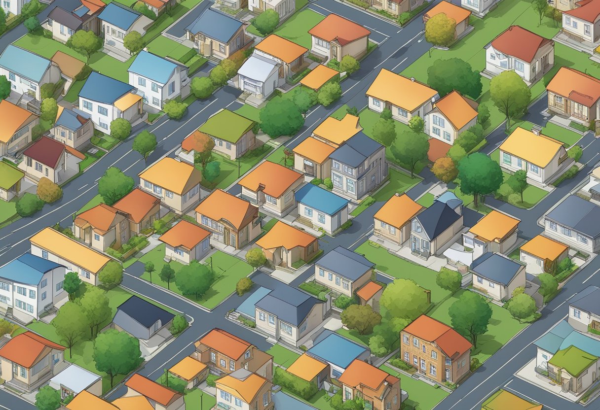 A diverse array of properties, including residential homes, commercial buildings, and vacant land, are featured in a comprehensive tax planning guide for real estate investors