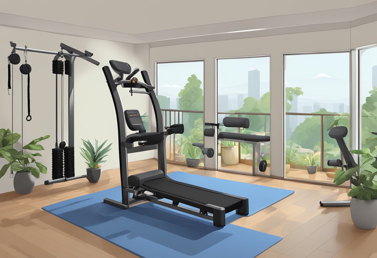 A home gym with adjustable dumbbells: clutter-free, space-saving, versatile workout equipment. But potential drawbacks include cost and the time it takes to change weights