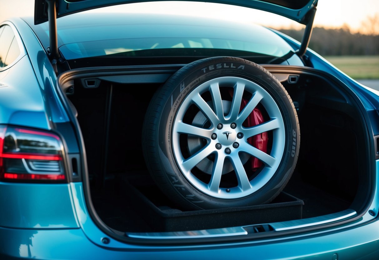do teslas come with a spare tire