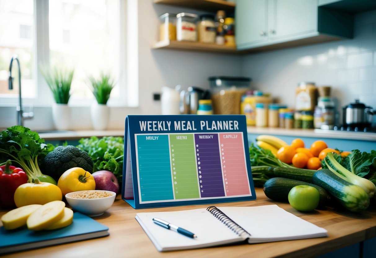 Easy weekly meal planning guides, family meal prep tips, time-saving cooking strategies, efficient recipes