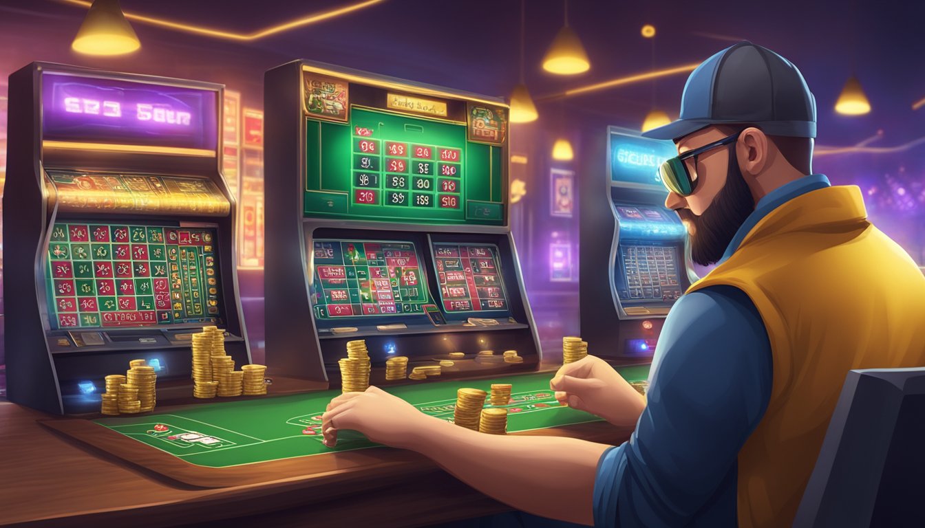 A secure online gambling environment with privacy protection measures in place, allowing users to earn money through betting and gaming activities