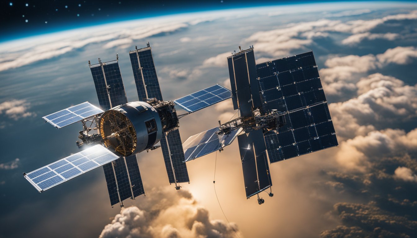 Sat&eacute;lite Starlink em &oacute;rbita acima do Brasil, bloqueando o acesso &agrave; rede social X conforme ordenado pelo STF