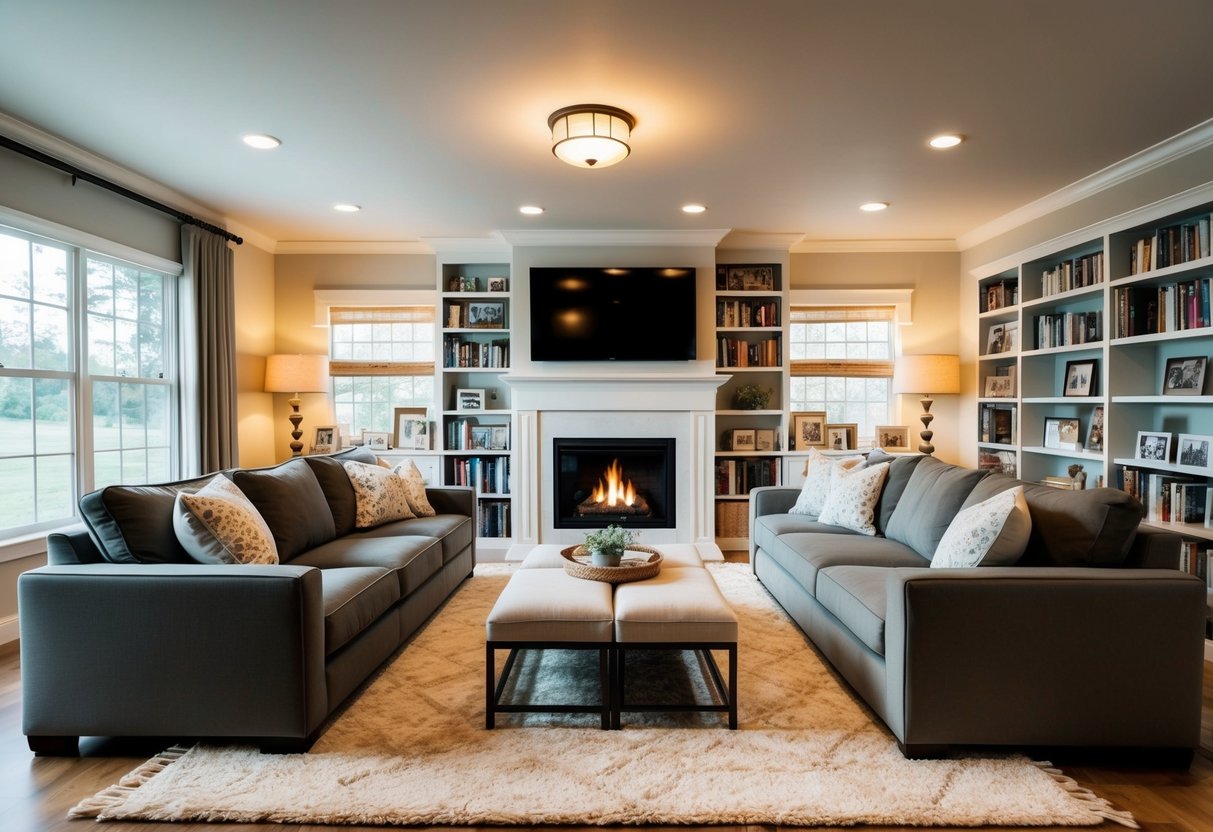 Affordable family room makeover: Tips and ideas for refreshing your space with easy, budget-friendly design changes.