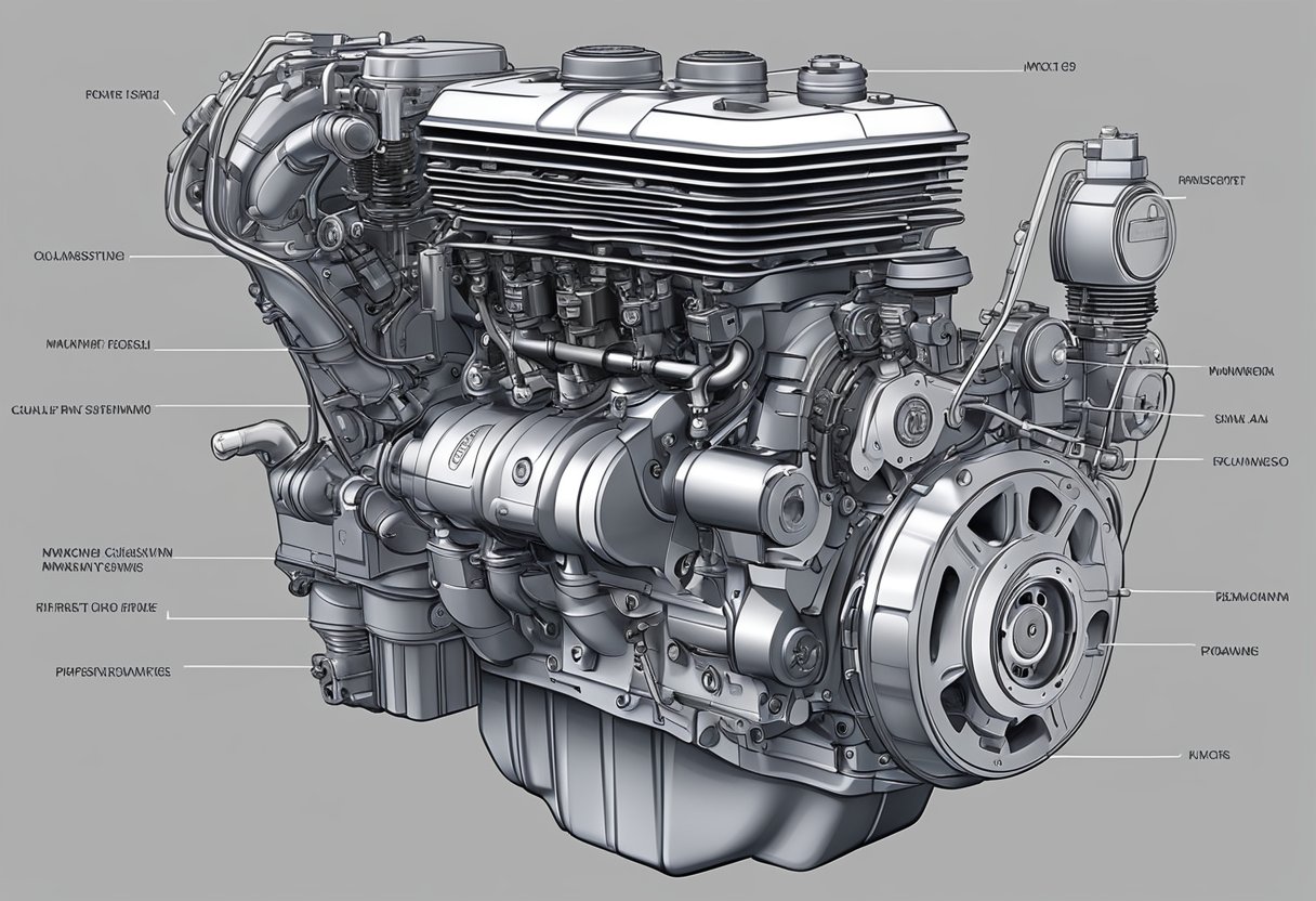 A close-up of the Yanmar 116987 engine, highlighting its key features and innovations