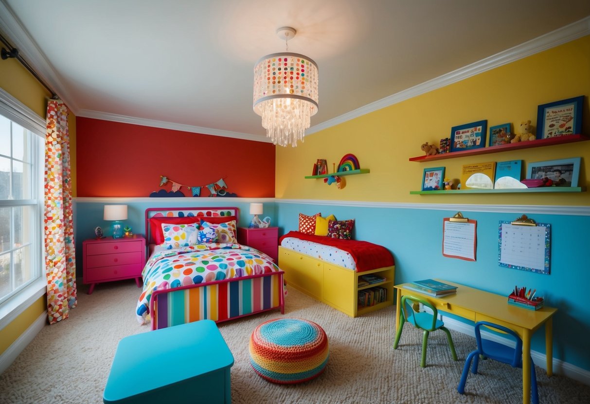 DIY kid's bedroom renovations, playful décor updates, easy room transformations, fun bedroom makeover ideas