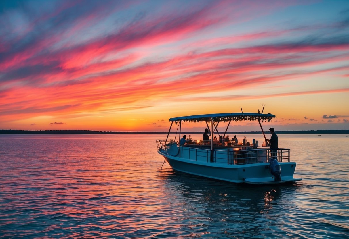 Costa Rica ocean boat sunset Cruise
