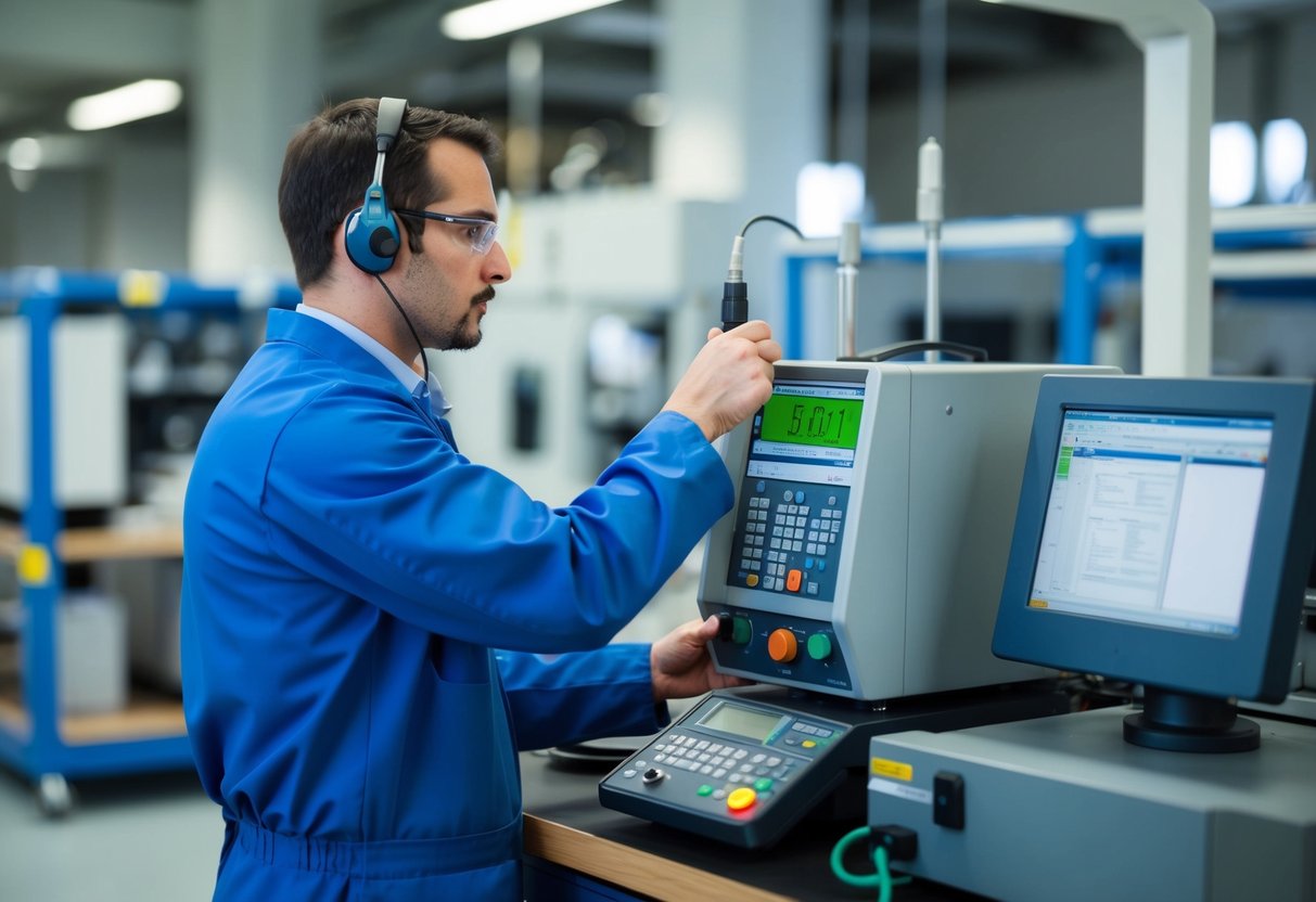 A technician calibrates equipment to meet ISO 9001 Calibration Requirements